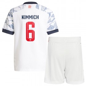 Koszulka Bayern Monachium Joshua Kimmich 6 Dziecięcy Trzeci Stroje Piłkarskie 2021/22 Krótki Rękaw